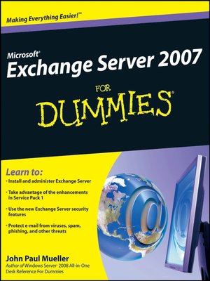 cover image of Microsoft&#174; Exchange Server 2007 For Dummies&#174;
